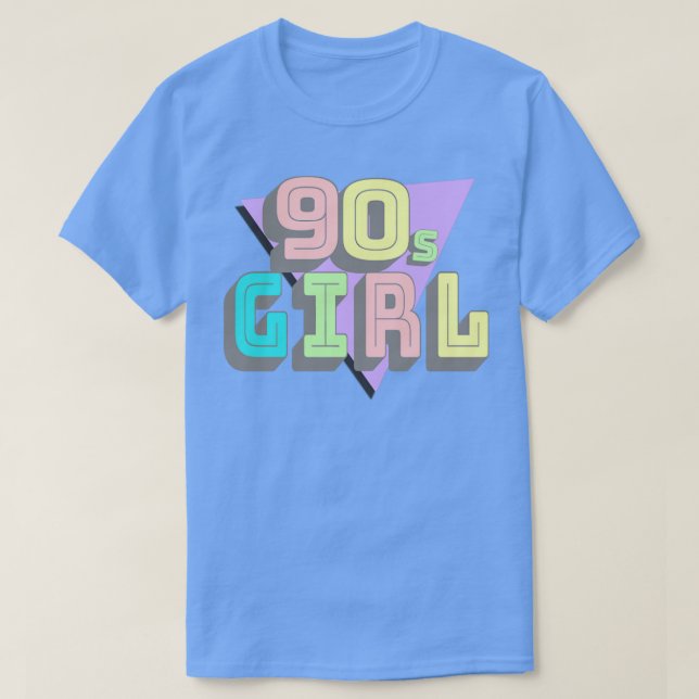 Camiseta Rapariga dos anos 90 (Frente do Design)