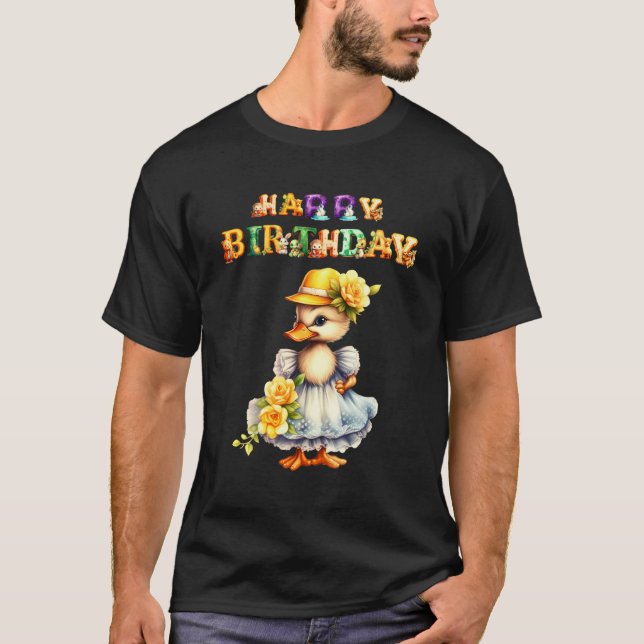 Camiseta Rapariga Ducker Aniversário (Frente)