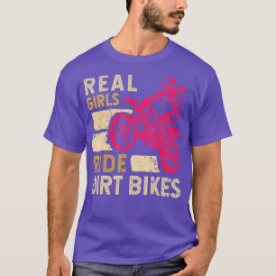 Camiseta Rapariga Engraçada Arte De Bicicleta Para Mulheres