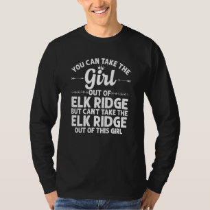 Camiseta Rapariga Fora De Elk Ridge Ut Utah Engraçado Casa 