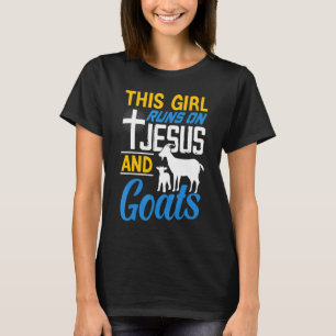 Camiseta Rapariga Funciona Com Jesus E Caprinos, Capuz Boni