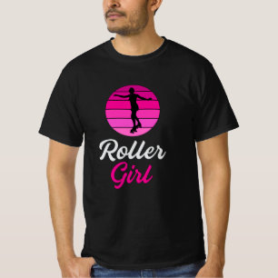 Camiseta Rapariga Inline Skater Skating Queen Skates Engraç