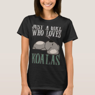 Camiseta Rapariga Koala que ama Koalas Bear Austrália