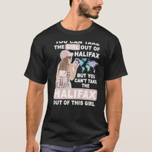 Camiseta Rapariga legal de Halifax City Orud Halifax Girl