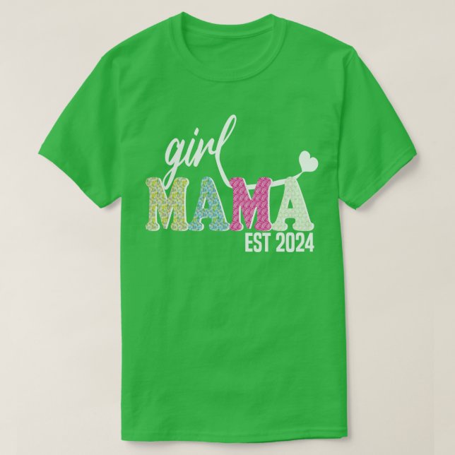 Camiseta Rapariga Mama Est 2024 1 (Frente do Design)
