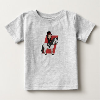 Camiseta Rapariga montando um desenho animado