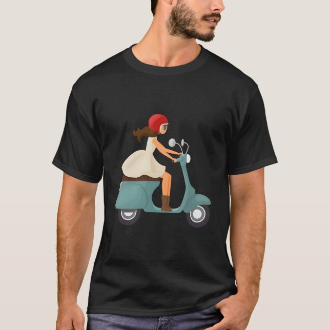 Camiseta Rapariga No Patinete (Frente)