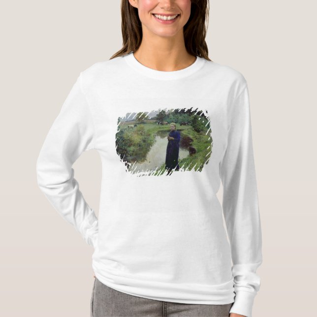 Camiseta Rapariga nos campos, (Frente)