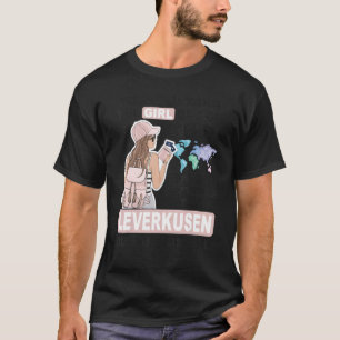 Camiseta Rapariga Orgulhosa Leverkusen - Menina Legal de Le