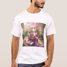 Rapariga Original de Anime em Kimono - Verão Japon