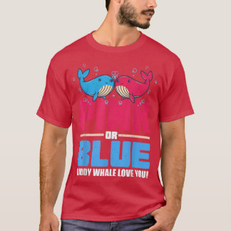 Camiseta Rapariga Ou Gênero Menino Revelam Lã Rosa Ou B