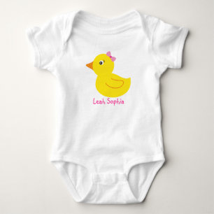 Camiseta Rapariga Pato de Borracha Pato Personalizado Camis