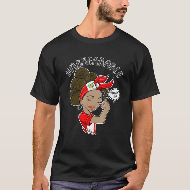 Camiseta Rapariga Peruana Inseparável I Peruana Heritage I  (Frente)