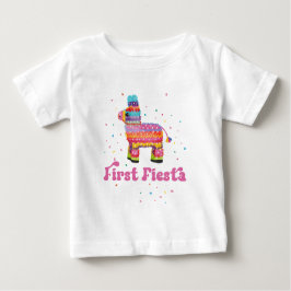 Camiseta Rapariga Primeiro Fiesta Birthday