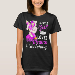 Camiseta Rapariga que ama e desenha