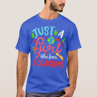 Camiseta Rapariga que ama o Geocaching