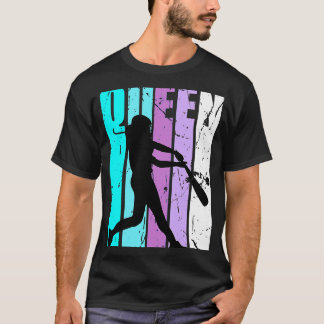 Camiseta Rapariga Rainha De Beisebol Filha De Softball De A