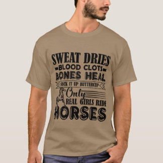Camiseta Rapariga Real Ride Horses