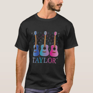 Camiseta Rapariga Retro Taylor Nome Personalizado Groovy T