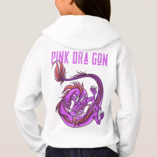 Camiseta Rapariga Rosa e Rosa Dra Gon - Dragão Estilo Quadr