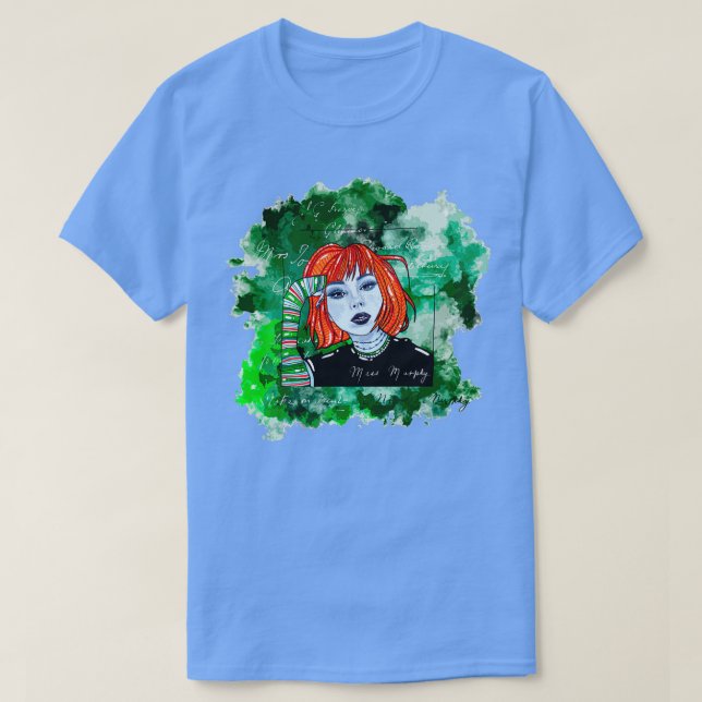 Camiseta Rapariga ruiva 30 (Frente do Design)