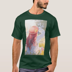 Camiseta Rapariga ruiva ao sol