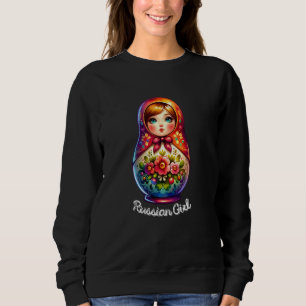 Camiseta Rapariga Russa! Rússia Matryoshka Russo Para Rússi