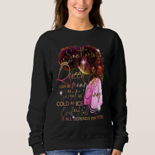 Camiseta Rapariga Sagitariana Aniversário Melanin Afro Quee