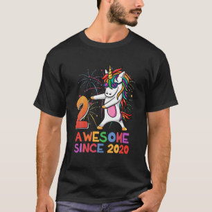 Camiseta Rapariga segundo aniversário Com Fusível Uni Com