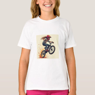 Camiseta Rapariga Tee T shirt BMX
