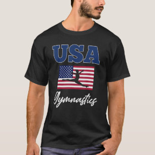 Camiseta Rapariga Tumbing Team Gear Gymnast Gymnastics Usa