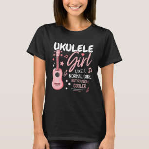 Camiseta Rapariga Ukulele Player I Women Ukulele I Daughter