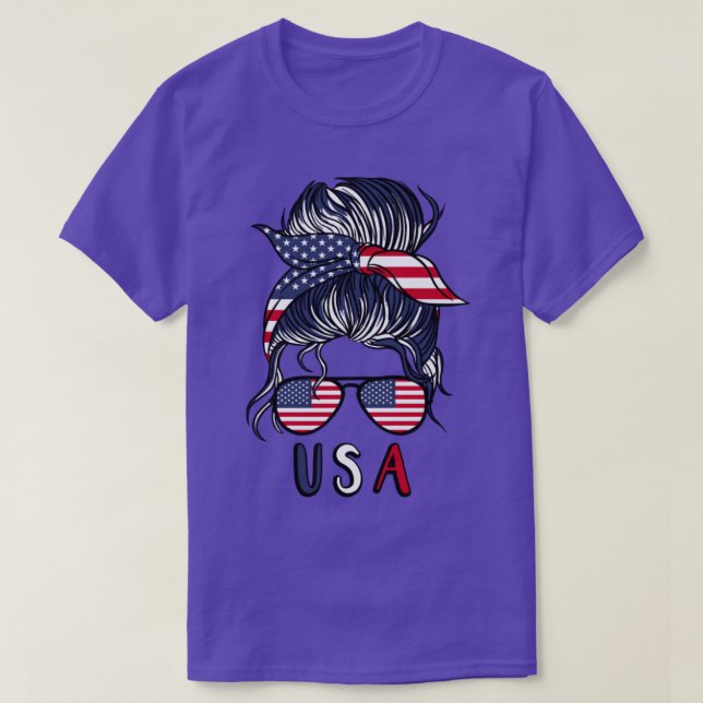 Camiseta Rapariga USA 2022 Futebol Americano (Frente do Design)