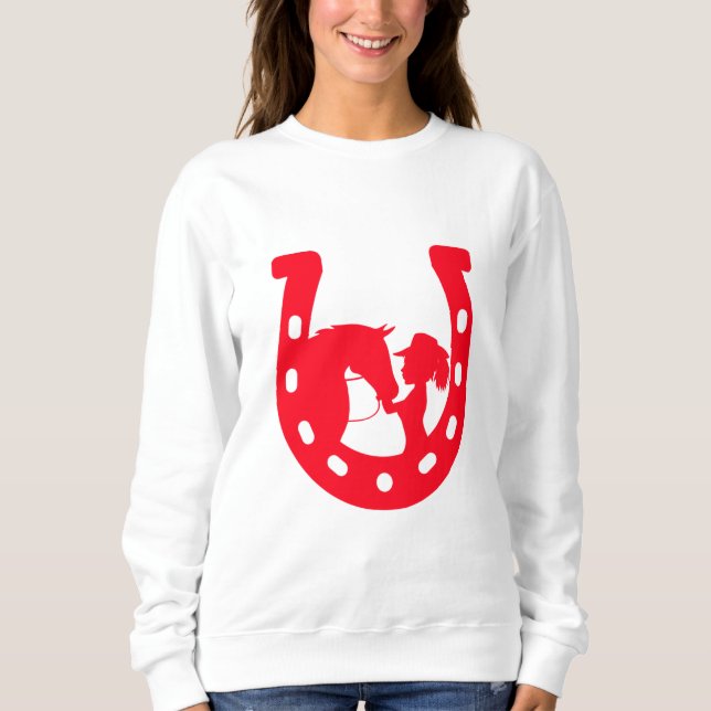Camiseta Rapariga Vermelha e Cavalo (Frente)