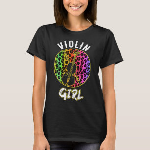 Camiseta Rapariga Violina Jogadora Violina Mulheres Mulhere