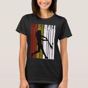 Camiseta Raparigas Adoram Baseball Aniversário Retro Vintag