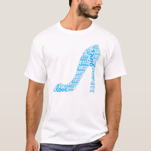 Camiseta Raparigas Adoram Calçados Mulheres Stiletto High H