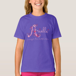 Camiseta Raparigas Arielle Um nome que significa roupa mono