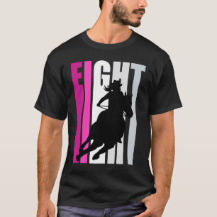 Camiseta Raparigas Cowgirl Aniversário 8° Rodeo Horse Queen