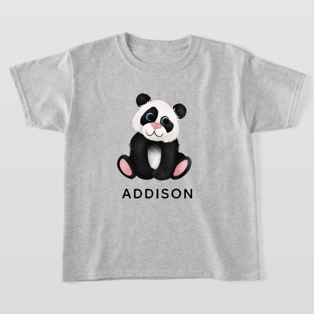 Camiseta Raparigas Cute Jungle Panda Bear (Postura )