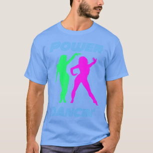 Camiseta Raparigas Dançando Retro Potência Dançando