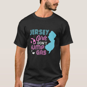 Camiseta Raparigas de Jersey não Bombeiam o Contorno do Es