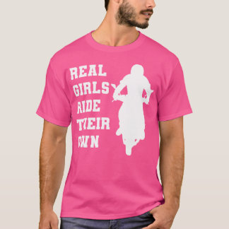 Camiseta Raparigas De Verdade Andam De Moto