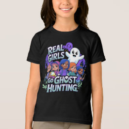 Camiseta Raparigas de verdade vão caçar fantasmas