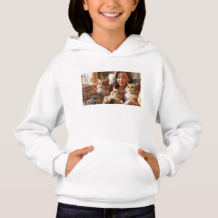 Camiseta Raparigas Hoodie - "Estou Puramente Feliz Com Os M
