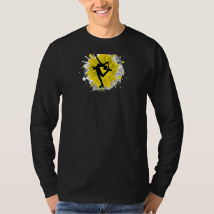 Camiseta Raparigas Ice Skater Dancer Motivacional De Gelo F