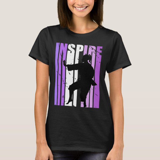Camiseta Raparigas Inspiram Carate Coach Birthday Coaching  (Frente)