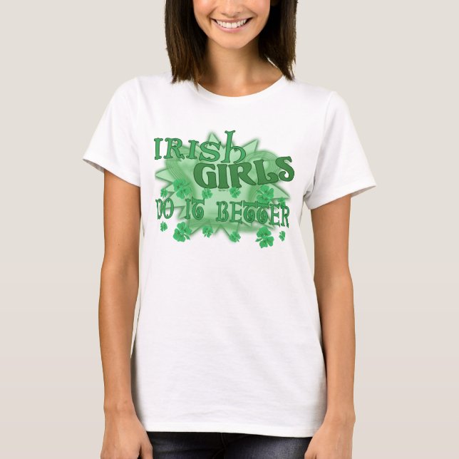 Camiseta Raparigas Irlandesas Melhor (Frente)