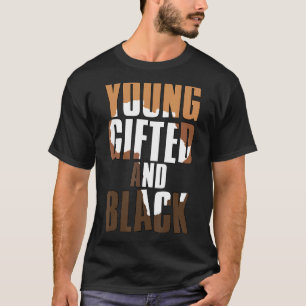 Camiseta Raparigas Jovens e Negras Melanin Rainhas Miúdas