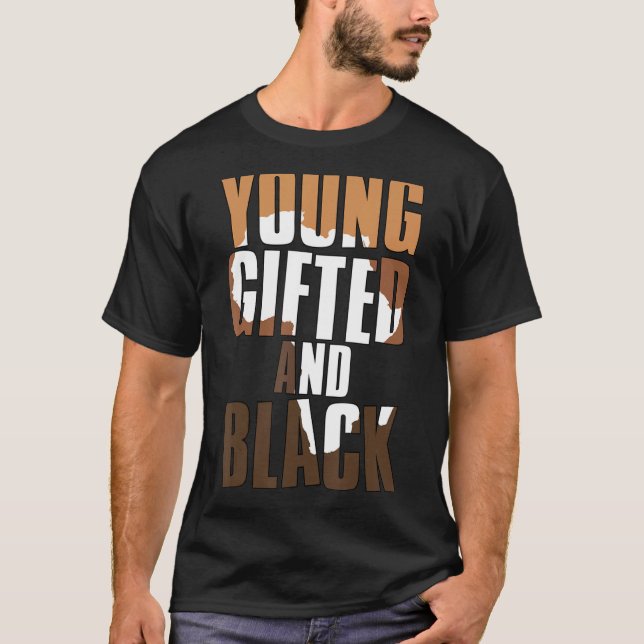 Camiseta Raparigas Jovens e Negras Melanin Rainhas Miúdas (Frente)